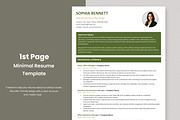 Professional Resume Template, a Resume Template by Anjum Ilyas (Thumbnail 2 of 6)