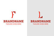 Letter F and L Code Simple Logo, a Branding & Logo Template by Pray Art Design Studio (Thumbnail 1 of 2)