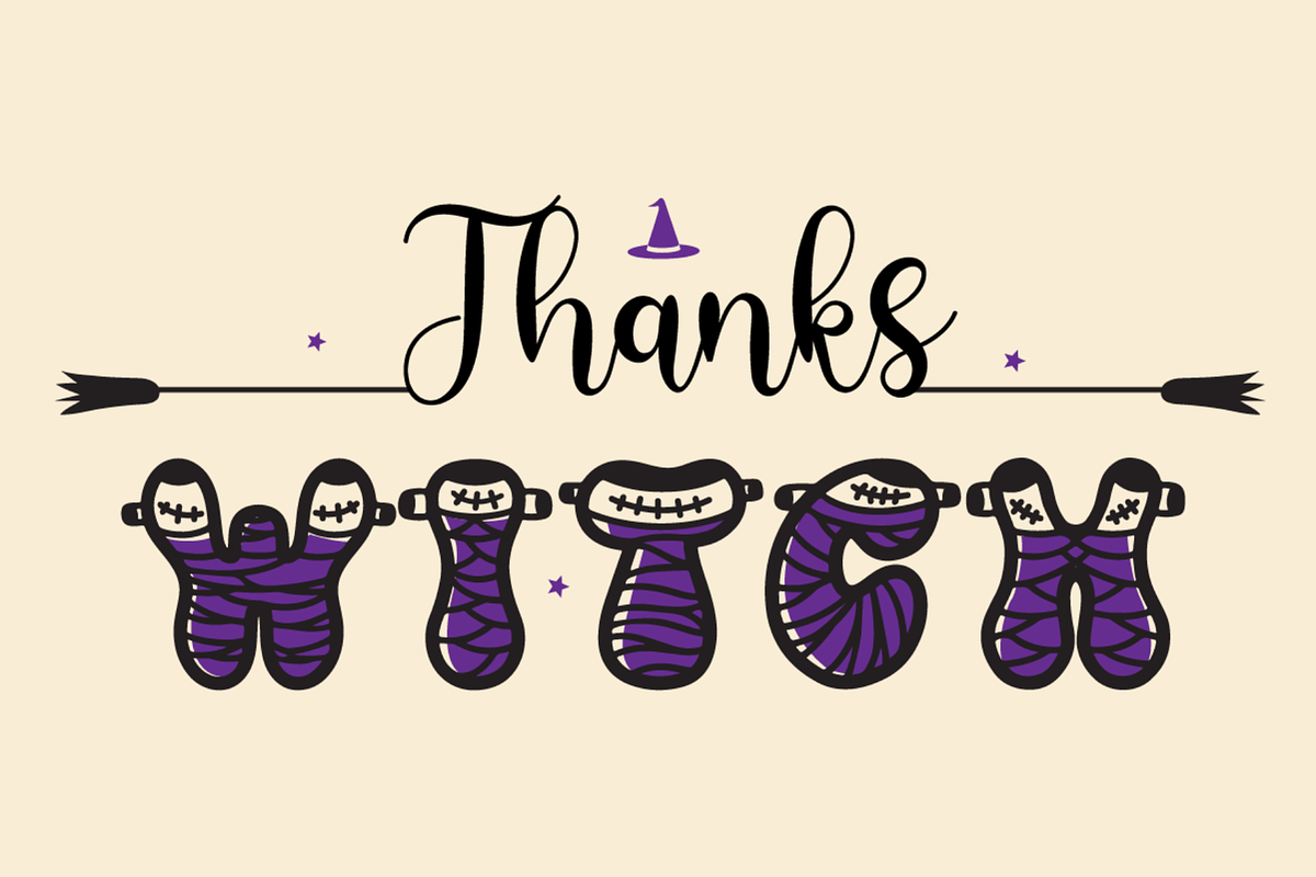 Frankyween Funny Decorative Font, a Handwritten Font by Kanink Studio (Photo 9 of 9)