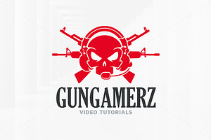 Gun Gamer Logo Template