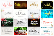 The Huge Font Bundle, a Script Font by Gatype (Thumbnail 6 of 11)