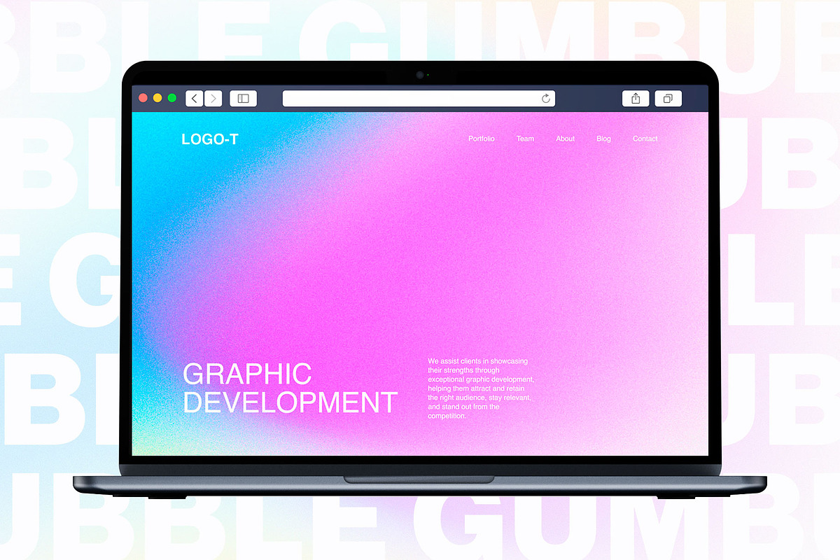Bubble Gum | Gradient Textures, a Texture Graphic by Deveze Art & Co (Photo 4 of 9)