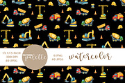 Watercolor Construction Patterns, a Pattern Graphic by PatternPalette (Thumbnail 8 of 9)