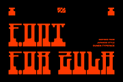 OUNEN Typeface, a Font by Font For Zula™ (Thumbnail 7 of 7)