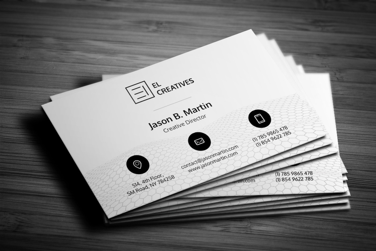 Clean & Corporate Business Card, a Business Card Template by bouncy (Photo 2 of 3)