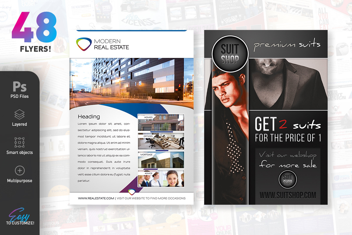 Essential Business Flyer Mega Bundle, a Flyer Template by Reclameworks (Photo 6 of 25)