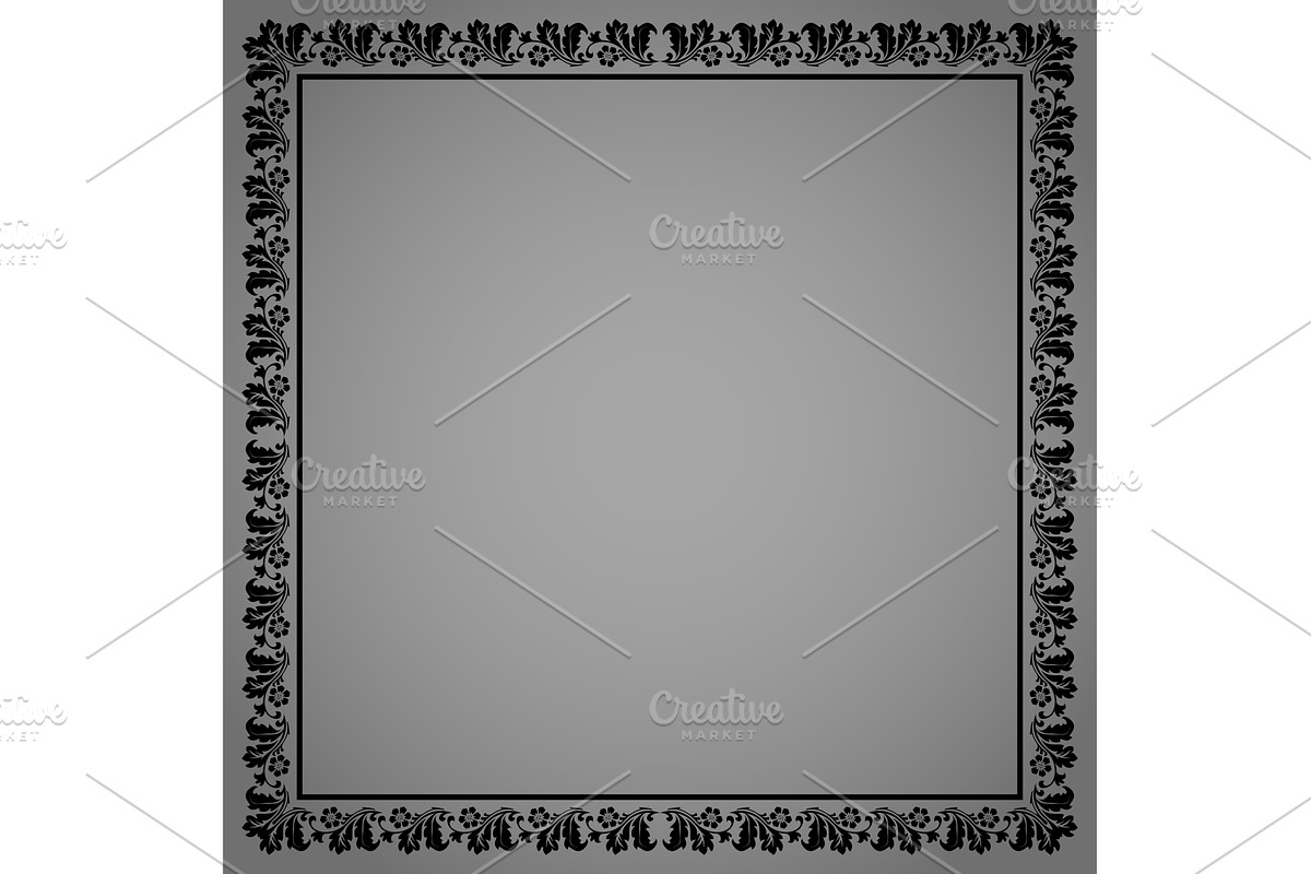 Decorative frame Elegant vector, a Decorative Illustration by RODINA (Photo 1 of 3)