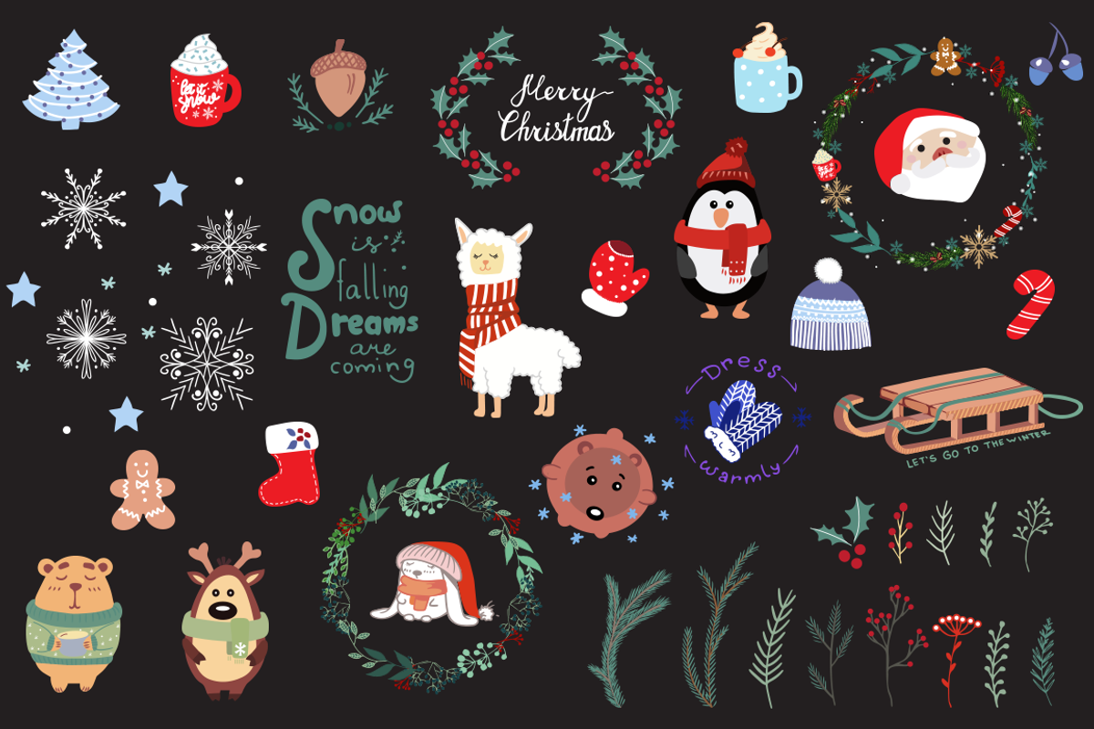 Big Christmas collection., an Object Graphic by Getalo Viktoriia (Photo 2 of 8)