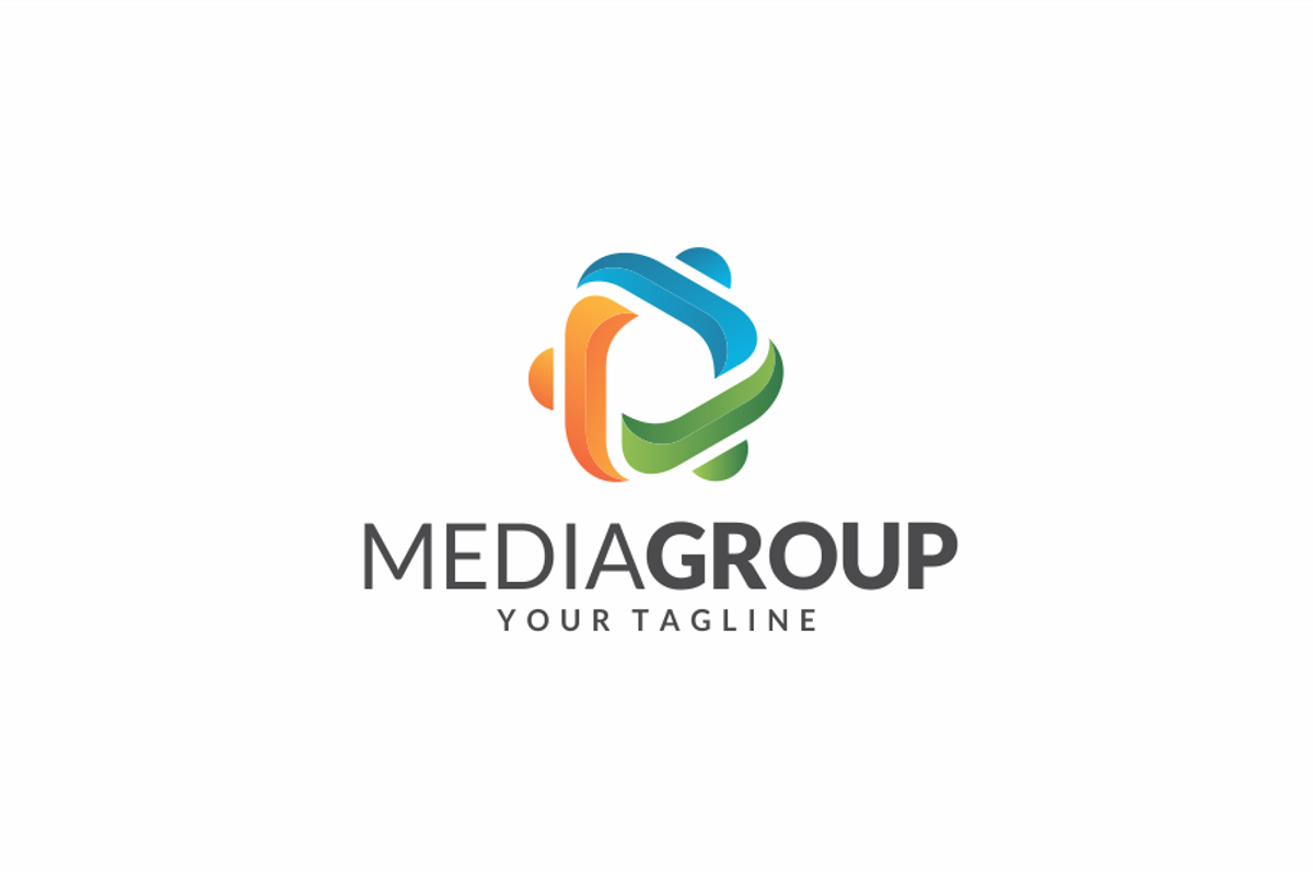 Colorful Group Network Logo Design, a Branding & Logo Template by yopie (Photo 2 of 4)