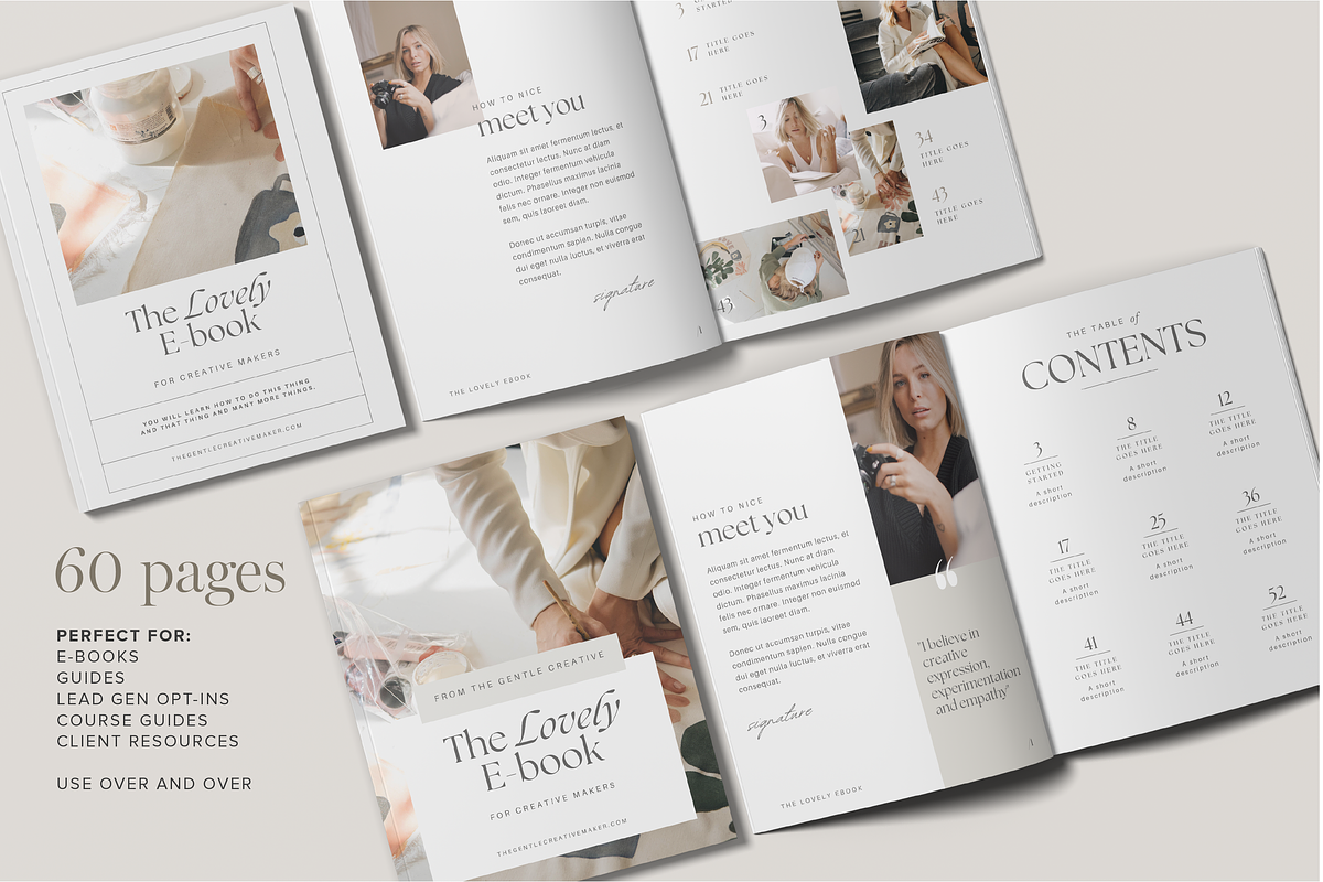 Editable Ebook Template for Canva, a Magazine Template by Tabitha Emma (Photo 2 of 10)