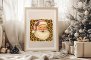 Vintage Santa with Leopard, Christma, an Illustration by Libby Wishes (Thumbnail 6 of 8)