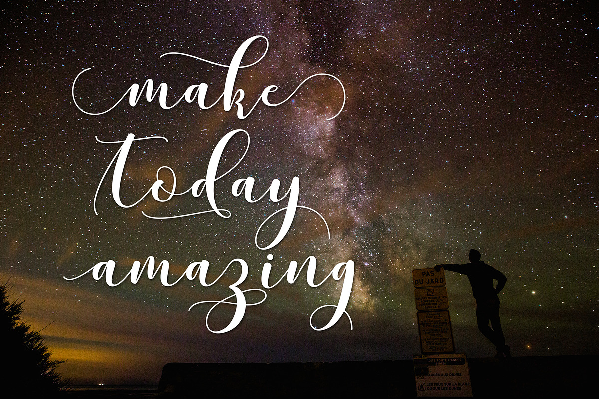 Mottona Script Font, a Script Font by Barland Design (Photo 3 of 9)