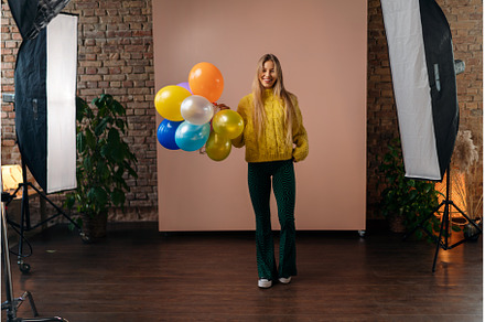 Studio portrait of a happy young, a Person Photo by HalfPoint