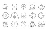 85 Cafe, Bakery, Hotel Badges/Labels, an Object Graphic by Creative Stall (Thumbnail 4 of 5)
