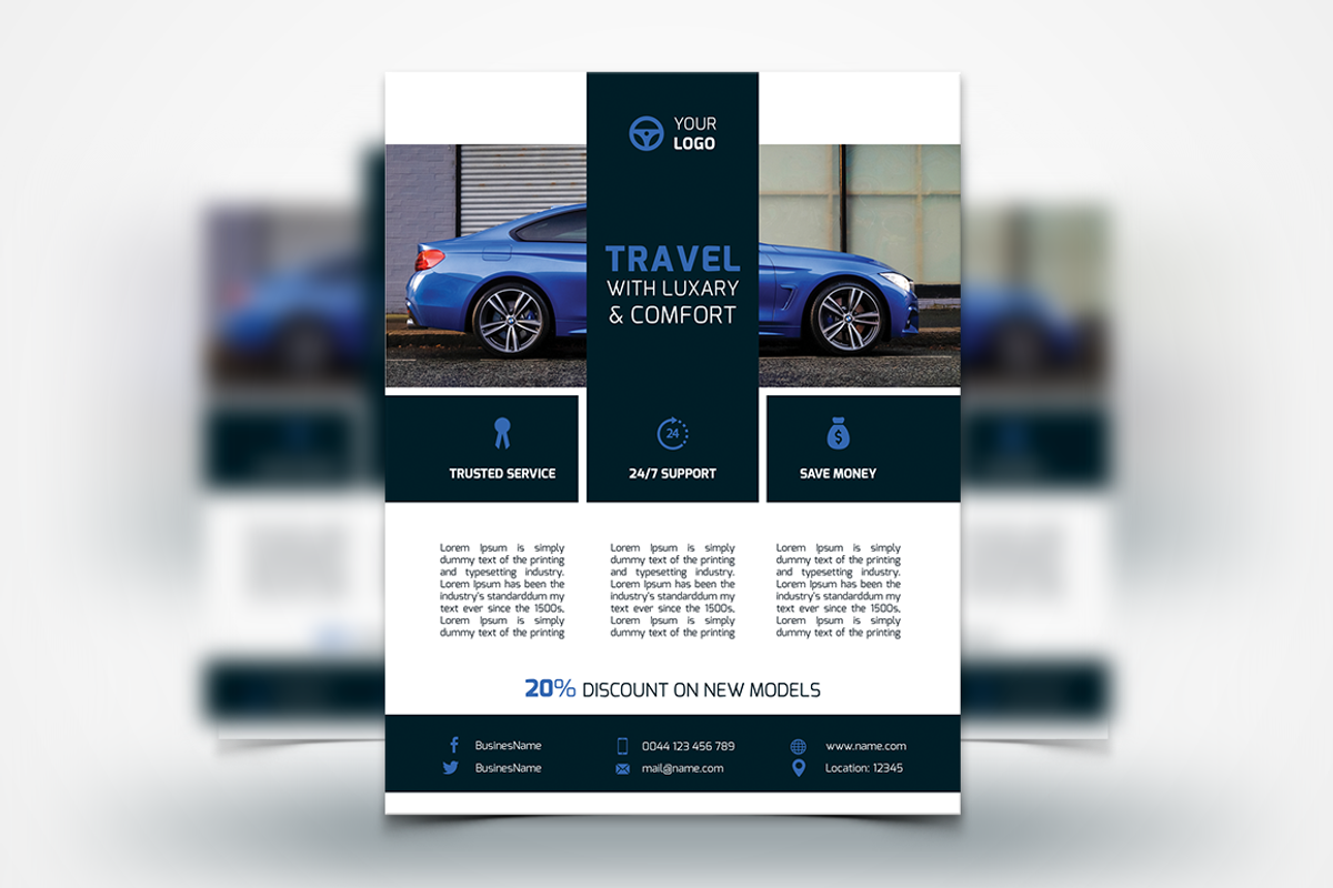 TOP 100 PREMIUM Flyers Templates, a Flyer Template by UNIK Agency (Photo 24 of 82)