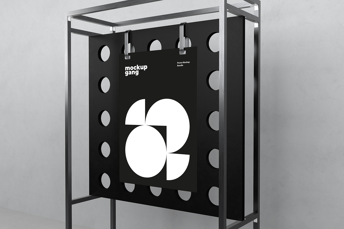 Poster Mockup Bundle, a Print Template by Mockup Gang (Photo 6 of 9)