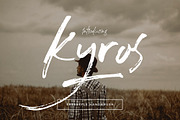 Kyros, a Script Font by Bokuto Studio (Thumbnail 1 of 11)