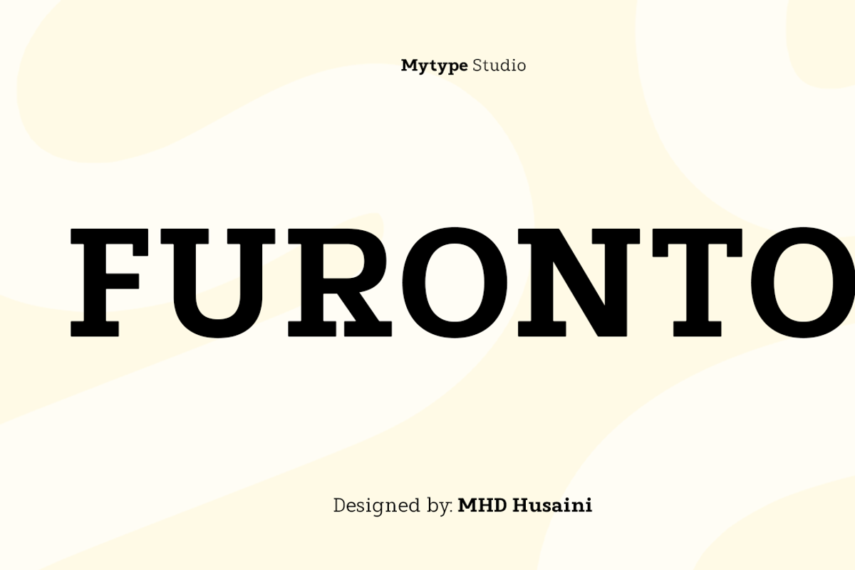 Furonto - Slab Serif Typeface, a Slab Serif Font by Mytype Studio (Photo 1 of 13)