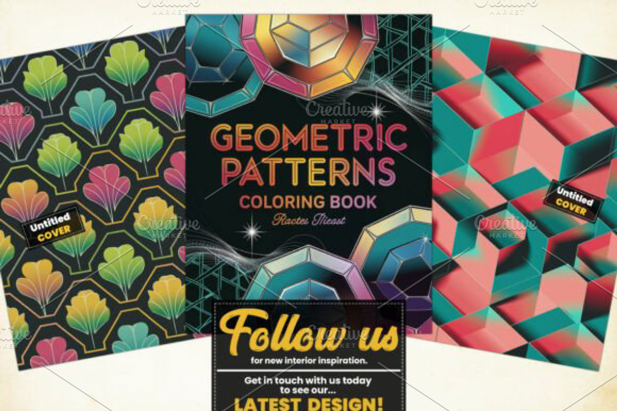 Relaxing Geometric Pattern, a Pattern Graphic by Ink Gallery (Photo 3 of 3)