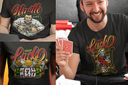 Gambling t-shirt designs, a Branding & Logo Template by DGIM studio (Thumbnail 8 of 9)