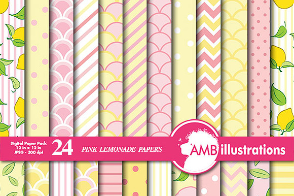 Digital Papers, Lemonade AMB-486 preview 3