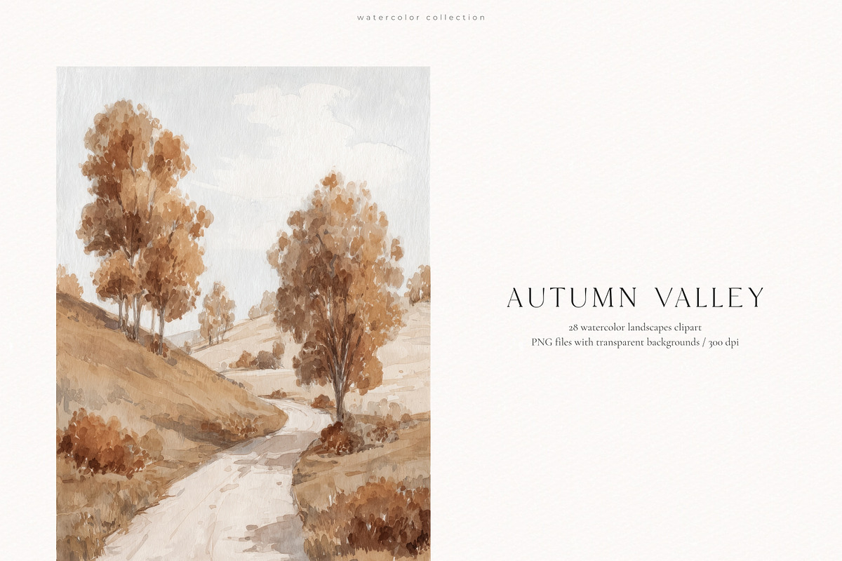 Autumn Valley Collection, a Seasonal Illustration by PeDe Designs (Photo 24 of 34)