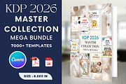 KDP 2026 Master Collection Mega Bund, a Stationery Template by Designmela01 (Thumbnail 2 of 21)