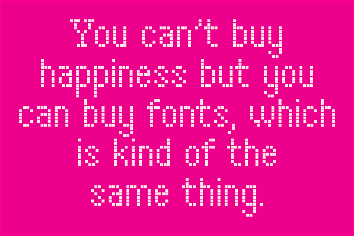 Display Squares One Font, a Font by GG Design (Photo 8 of 10)