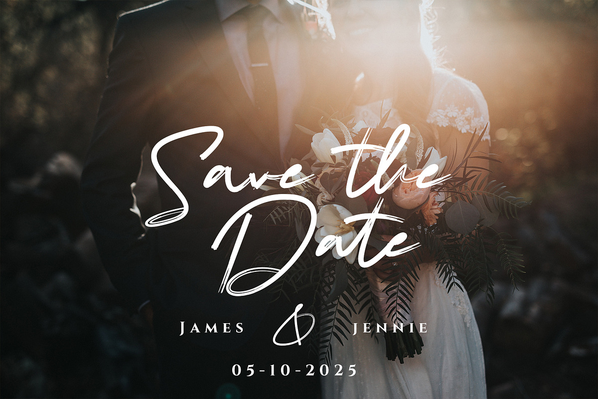 Elometha Font | Brush Script, a Script Font by Jadatype.id (Photo 3 of 6)