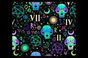 cartoon Occult collection, an Animal Illustration by Victoria Bat (Thumbnail 3 of 7)