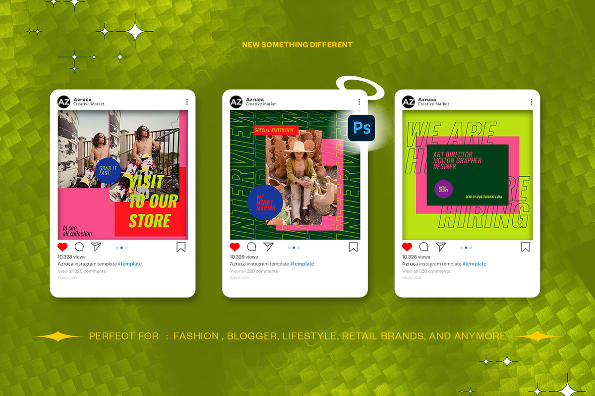 Fstvlpop Style Instagram | PSD, a Social Media Template by Azruca (Photo 5 of 6)