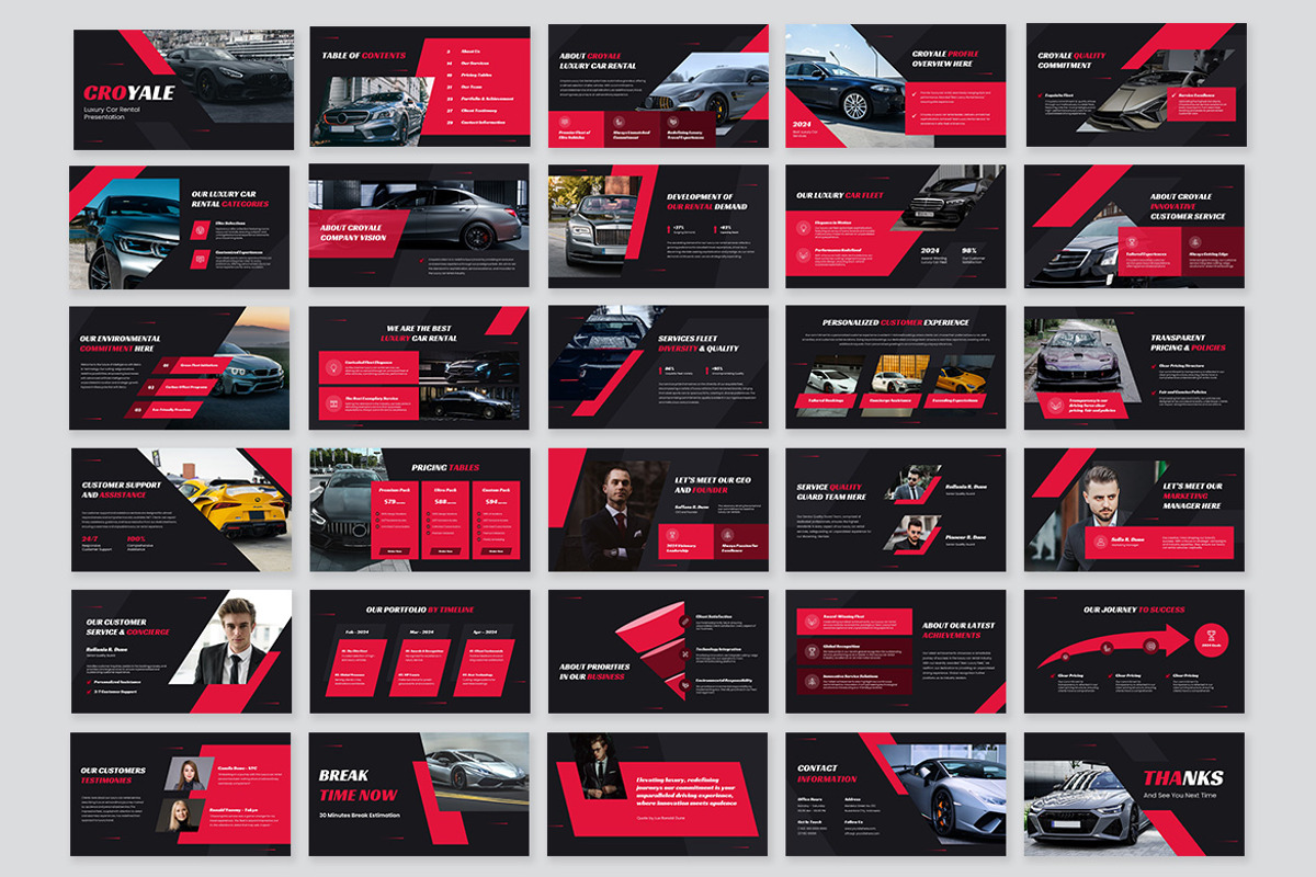 Croyale Luxury Car Rental Keynote, a Presentation Template by kerismaker (Photo 8 of 10)