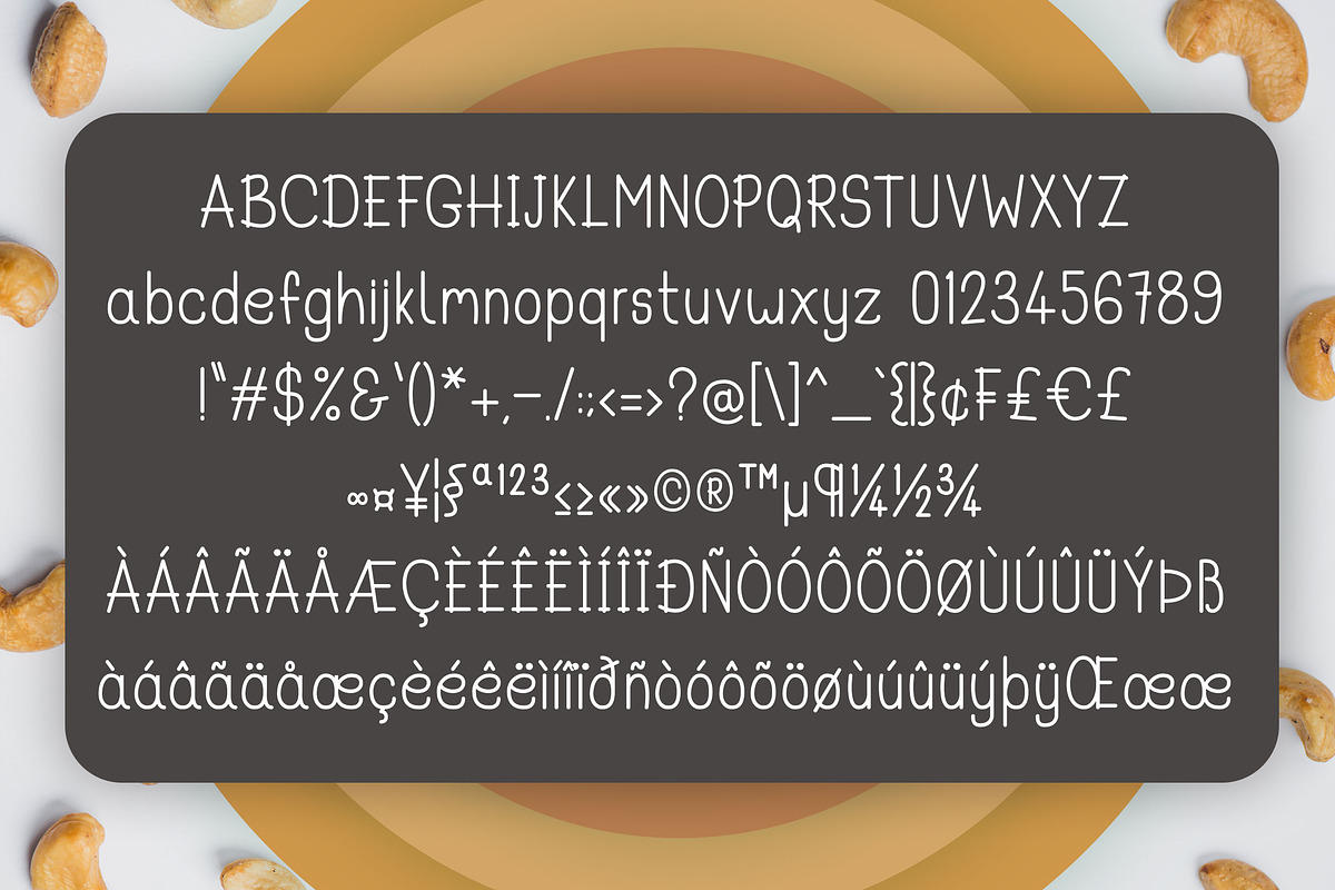 Cashuw Nutter - Cute - Fun Font preview 4
