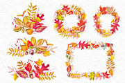 Autumn leaves, a Decorative Illustration by Ann Astro (Thumbnail 5 of 9)