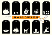 Halloween Lettering, Tags, Pumpkins, an Object Graphic by Katrinelly (Thumbnail 4 of 14)