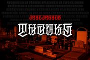 MACABRO, a Blackletter Font by jakejarkor (Thumbnail 3 of 3)