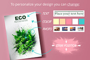 100% editable poster templates, a Stationery Template by SomStock (Thumbnail 8 of 9)