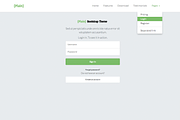 Plain Bootstrap Theme, a Bootstrap Template by erwinagpasa.com (Thumbnail 3 of 4)