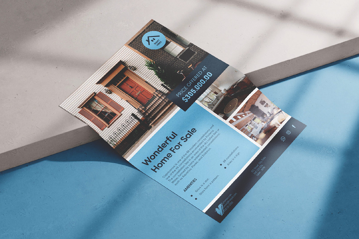 Real estate wonderful home for sale, a Flyer Template by Workhu (Photo 3 of 4)