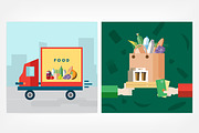 Set on delivery food, a Food Illustration by Good Studio (Thumbnail 3 of 3)