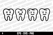 Molar tooth, an Object Illustration by Vectorhight (Thumbnail 1 of 3)