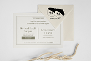 Minimalist Thank You Card Template, a Card Template by INRASSION (Thumbnail 3 of 6)