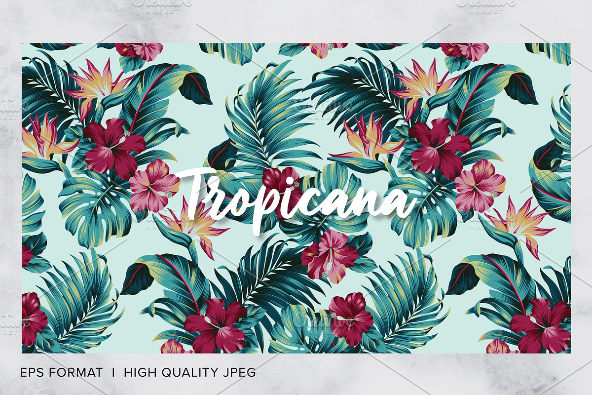 Tropicana, Tropical Print Patterns, a Pattern Graphic by ASTUDIO (Photo 9 of 10)