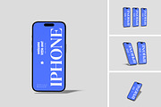 Iphone Mockup, an iPhone Mockup by Afif_studio (Thumbnail 1 of 5)