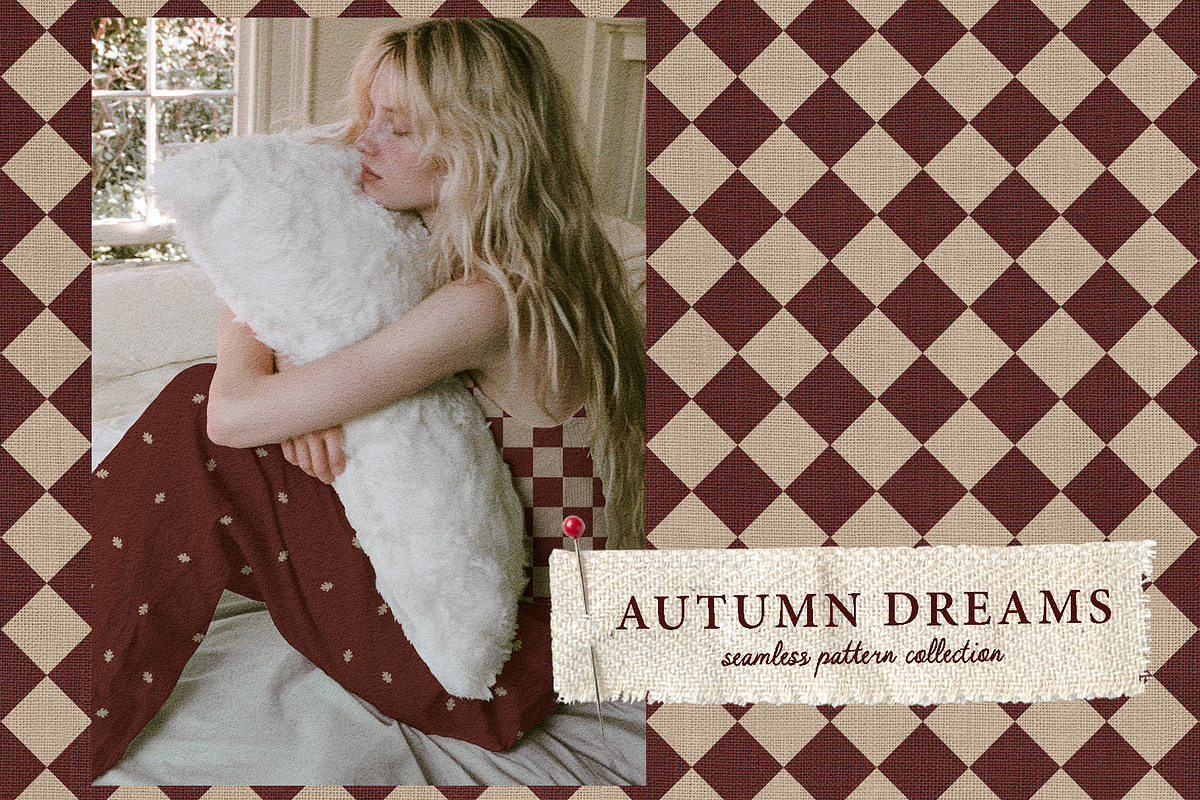 Autumn Dreams: 40 Seamless Patterns, a Pattern Graphic by Cute Atelier (Photo 8 of 9)