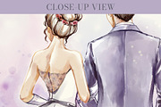 Watercolor Wedding Invite Set, a Marketing Template by Elena Naumchenkova (Thumbnail 4 of 4)