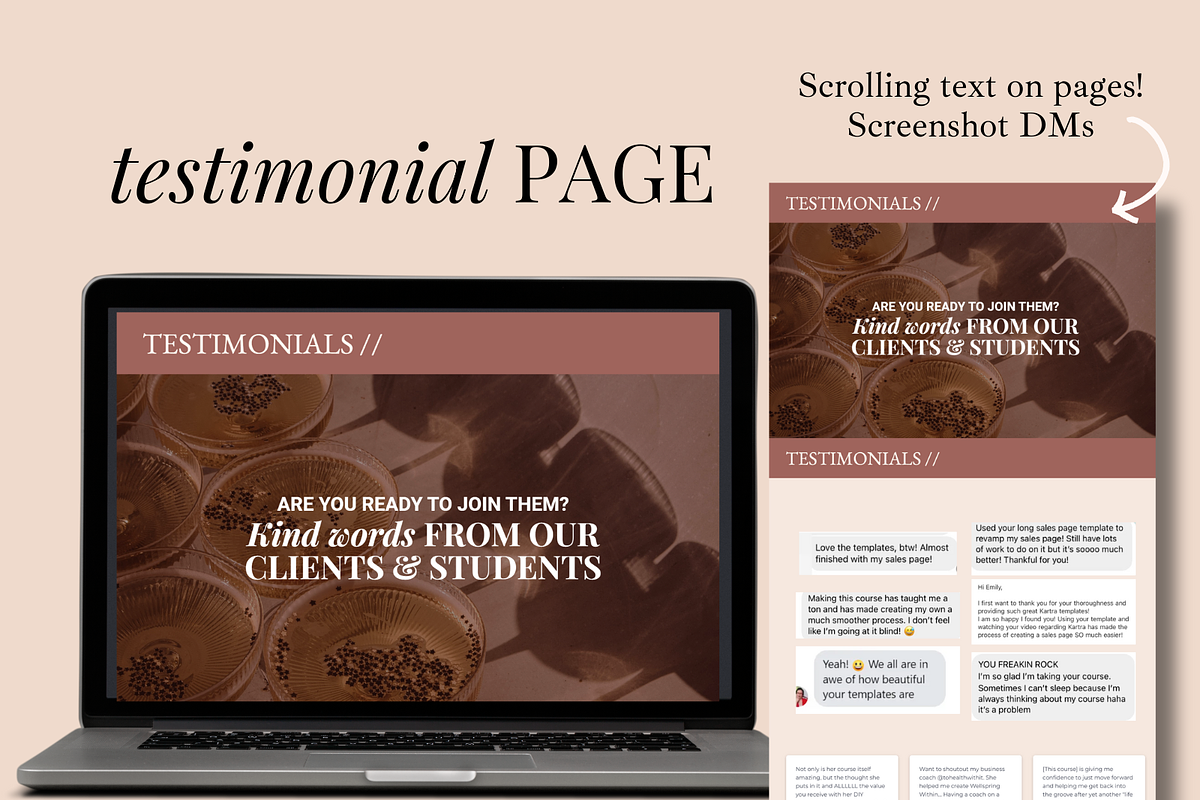 Kartra Sales Page + Membership, a Landing Page Template by Solana Creative Co. (Photo 5 of 7)