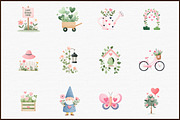 Valentine Clipart Romance Garden Png, an Illustration by Sublimation Artist (Thumbnail 3 of 6)