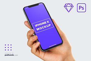 iPhone in Hand mockup Multi Device 6