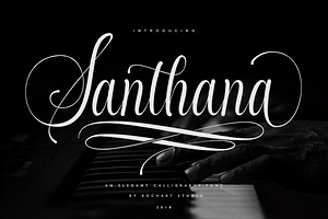 Santhana Calligraphy